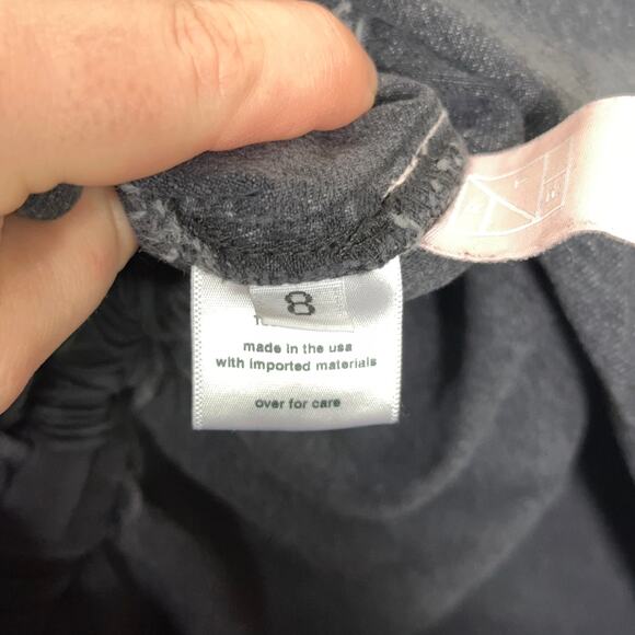 RACHEL COMEY Holt Dress Washed Black Denim Gray {102} - Picture 7 of 8